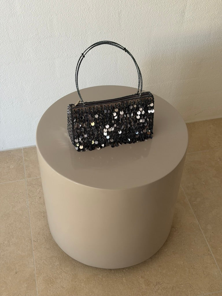 Silver Sequin Bag