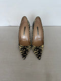 Vintage Manolo Blahnik Tiger Print Heels