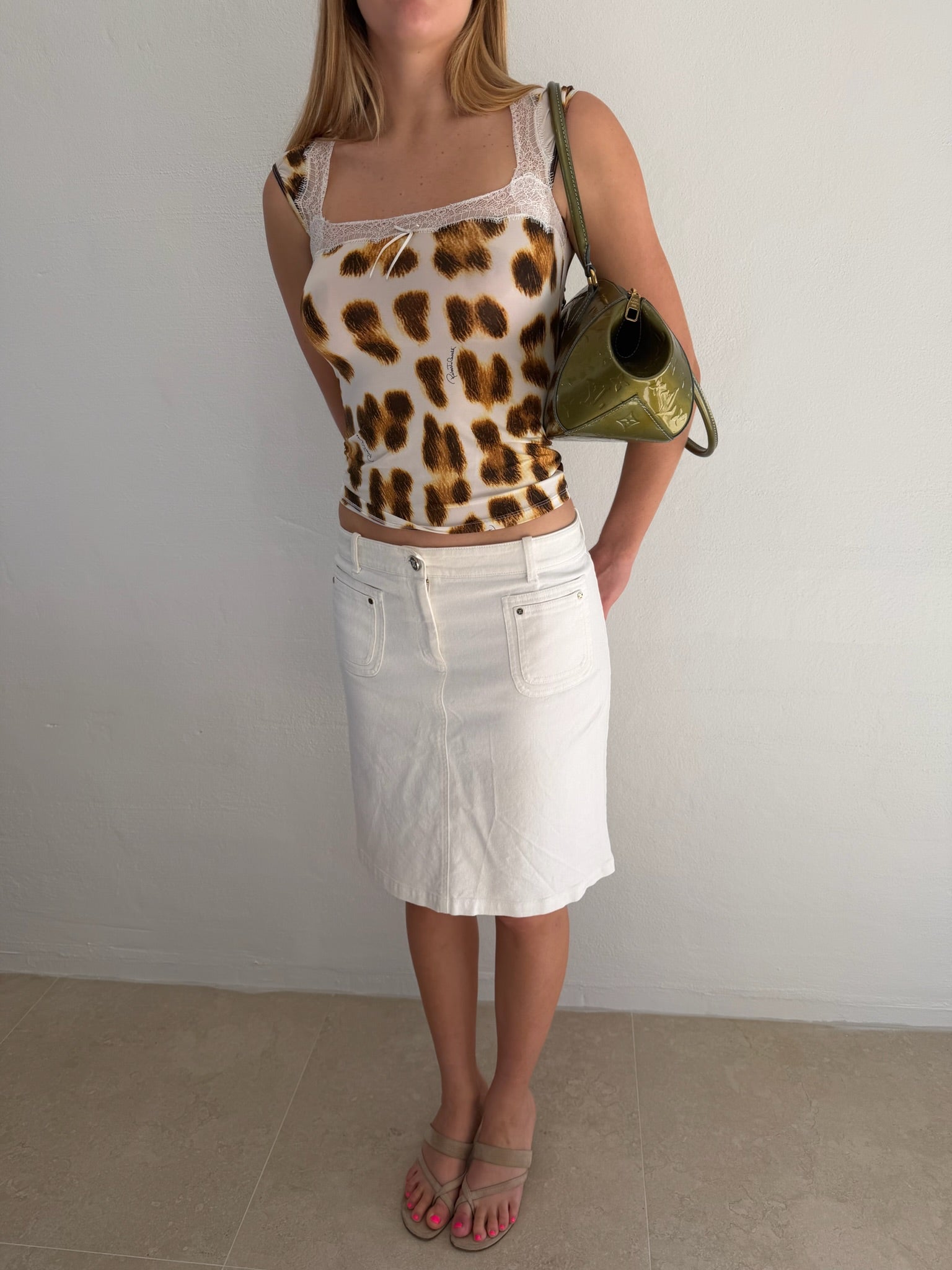 Roberto Cavalli Leopard Top