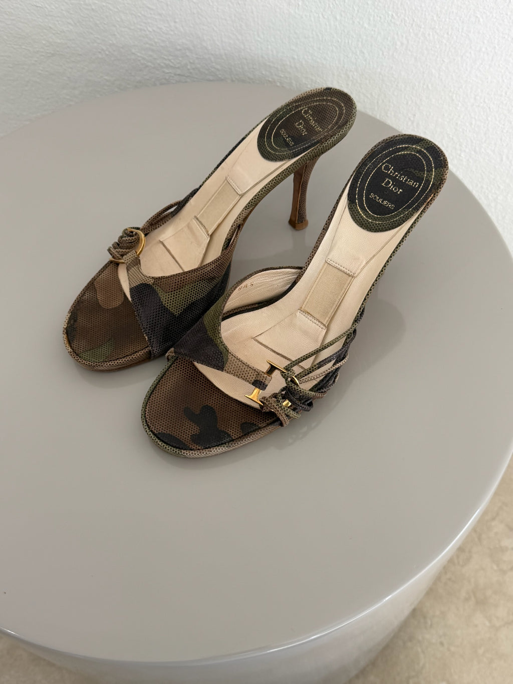 Dior Camo Heels