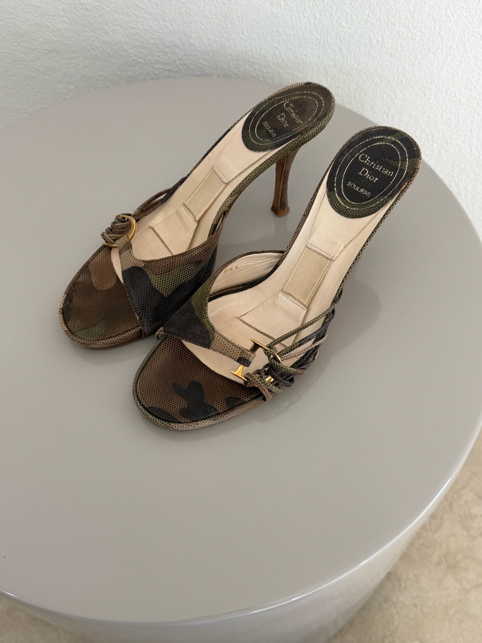 Dior Camo Heels