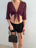 YSL Suede Mini Shorts