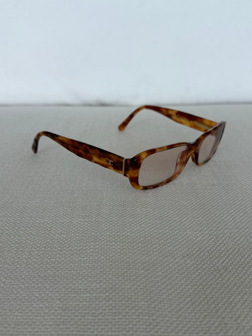 Chanel Mark Sunglasses Brown