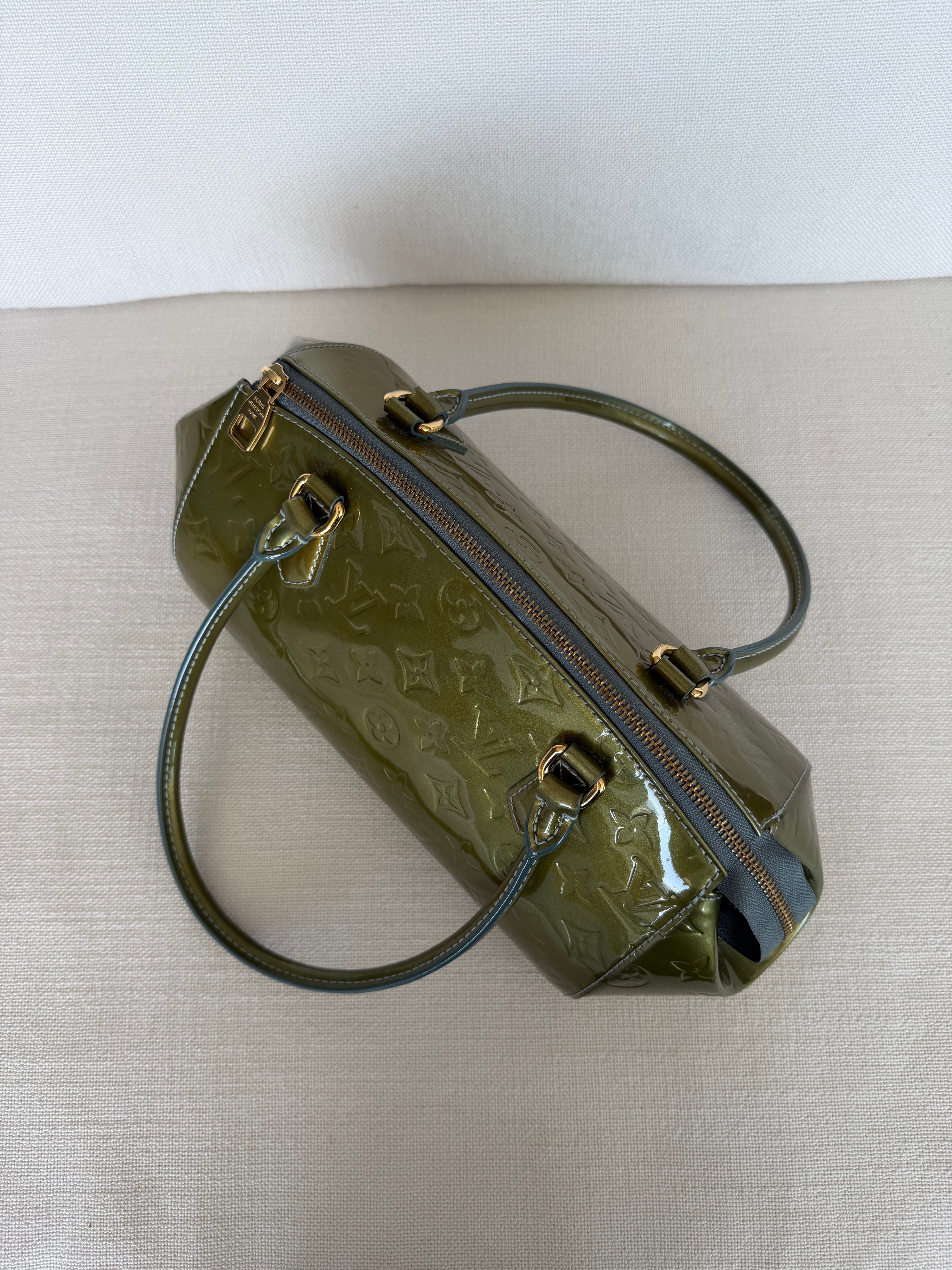 Louis Vuitton Monogram Vernis Sherwood PM Hand Bag Jivre