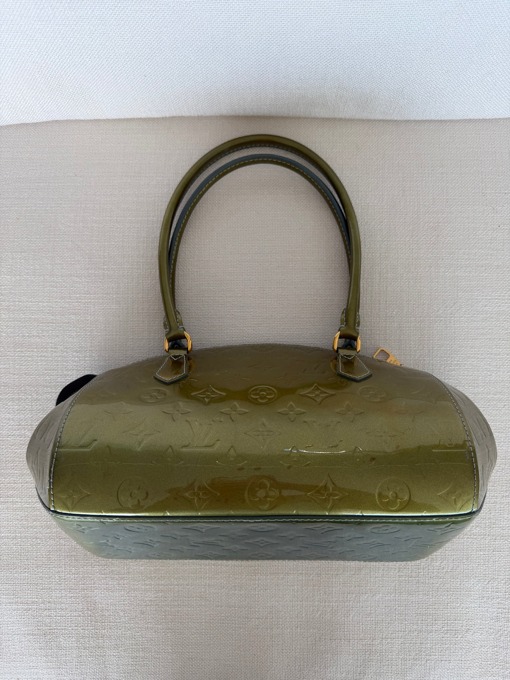 Louis Vuitton Monogram Vernis Sherwood PM Hand Bag Jivre
