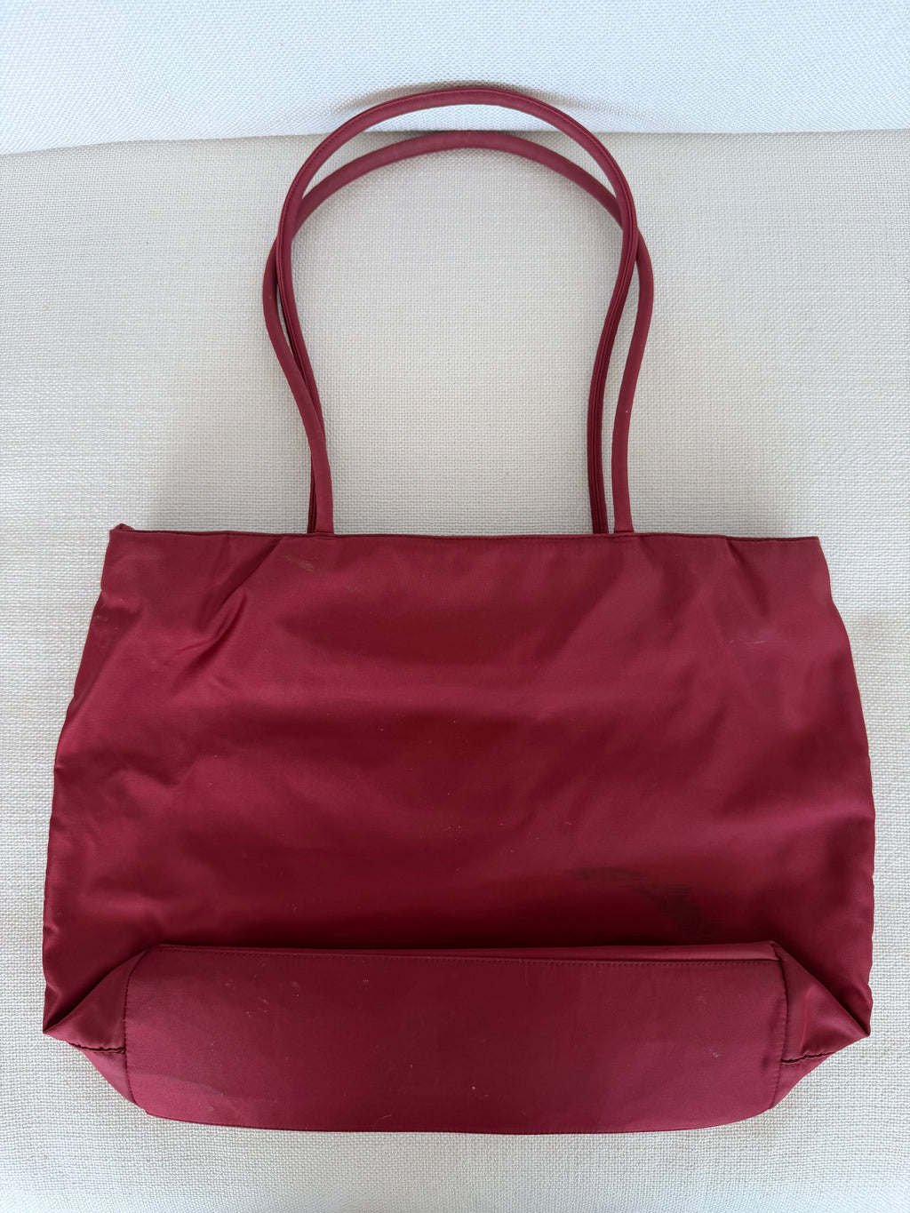 Prada Tote Bag Nylon Red