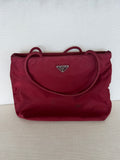 Prada Tote Bag Nylon Red